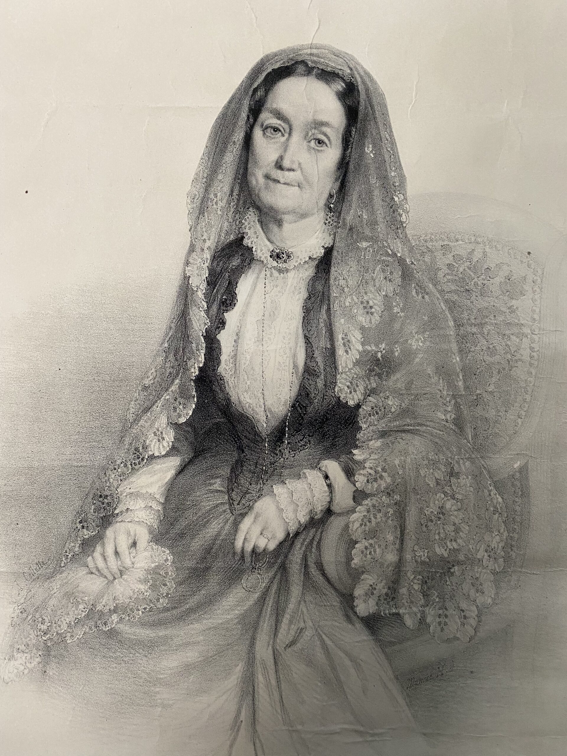 Lithograph, Eliza Jumel | Morris-Jumel Mansion